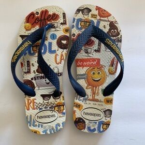 Havaianas kids emoji flip flops